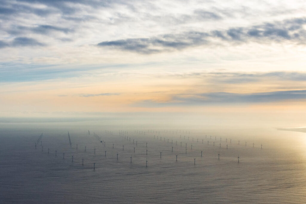 Offshore Anlagen aus der Luft